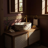 Calacatta Red Viola Marble Sink