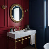 Natural Marble Sink In Carrara Stone