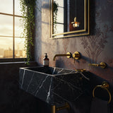 Nero Marble Floating Sink