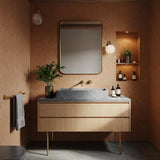 Pietre Notte Grey Marble Vanity Sink