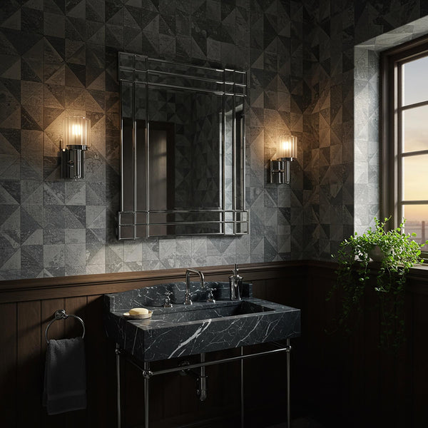 Pietre Notte Marble Sink Basin, Wall Mount Stone Sink Vanity For Bathroom Vanity Top And Interior Design In Modern Powder Rooms M3M89