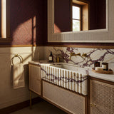 Wall Mounted Calacatta Red Viola Marble Sink