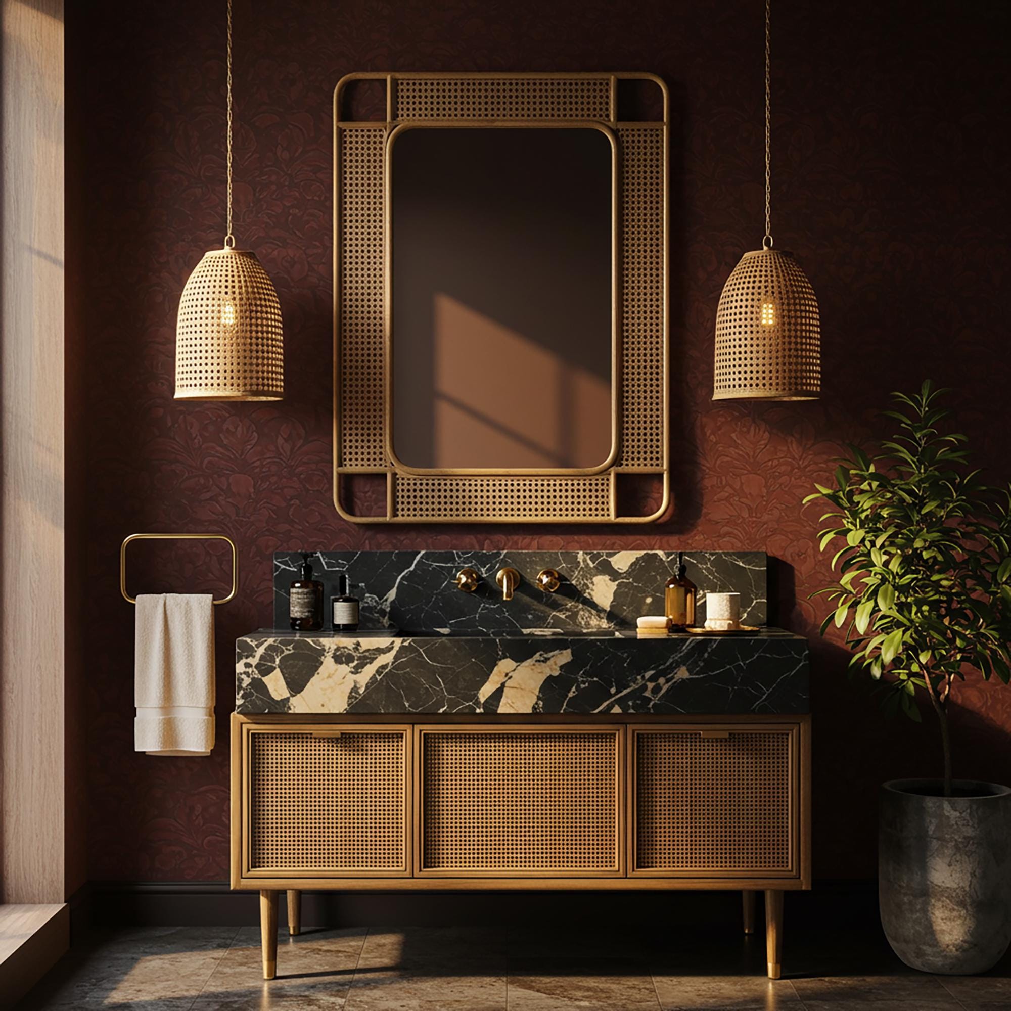 Wall Mounted Picasso Marble Sink
