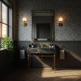 Wall Mounted Pietre Notte Marble Sink